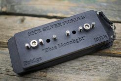 Blue Moonlight P-90 Pickup Alnico 2 engraved bottom plate