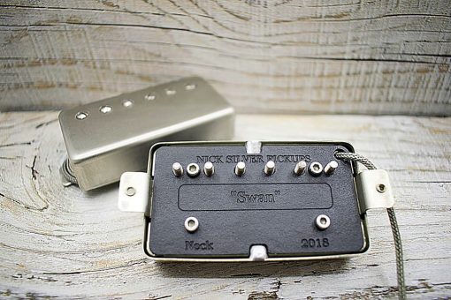 Swan Hhumbucker pickups set with VOS unplated covers and Alnico 5 Alnico 2 magnets