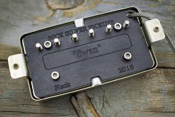 Swan Humbucker pickup engraved bottom plate neck position backplate with Alnico 5 magnets