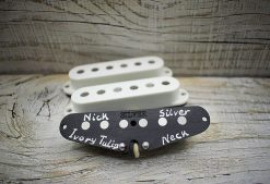 Ivory Tulip Stratocaster pickups Alnico 2 white covers