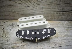 Purple Orchid Stratocaster pickups Alnico 5 white covers